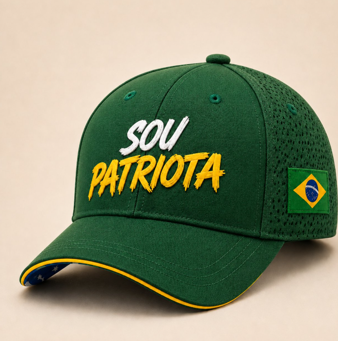 Boné Patriota, cor verde